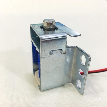 Încuietoare electromagnetice 6V, mic electromagnet și braț de acționare pentru ușă