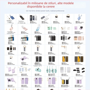 Power Bank 20000 mAh, 2.4A Ieșire, pentru telefoane și tablete - Love heart