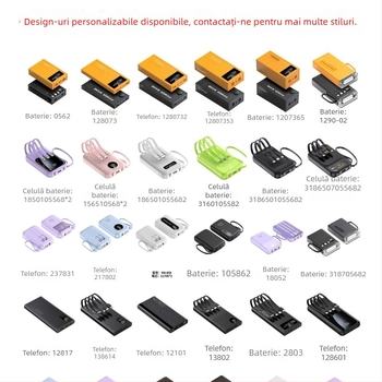 Power Bank 20000 mAh, 2.4A Ieșire, pentru telefoane și tablete - Love heart