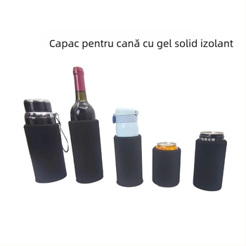 Husă de pahar din material textil, neimportată, origine: Alta