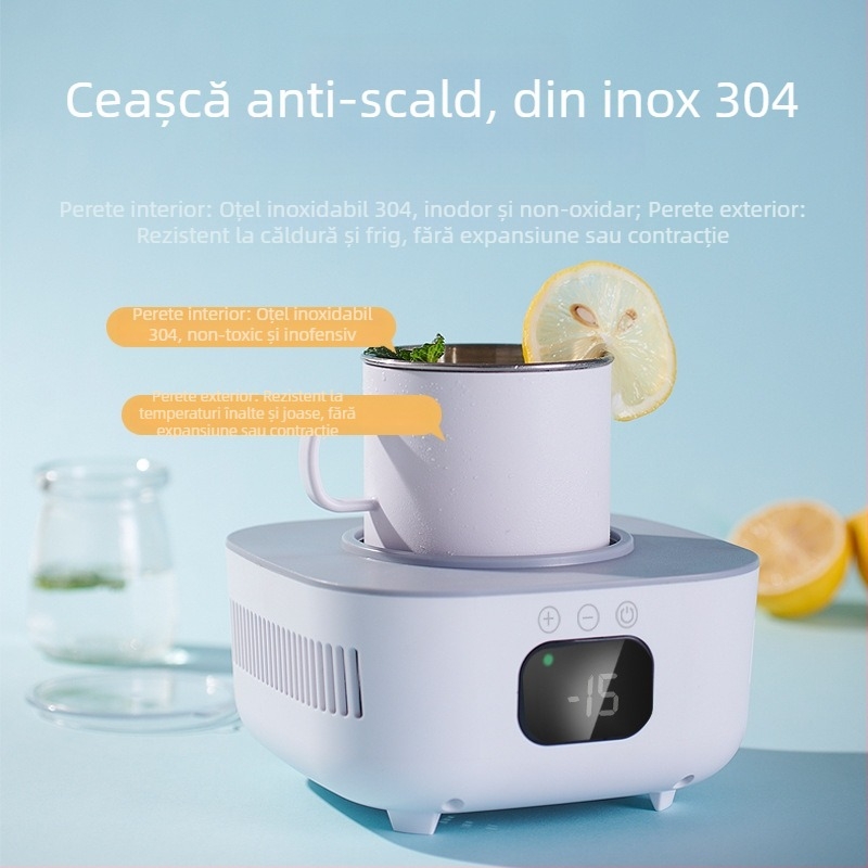 Ceașcă de răcire cu suport pentru pahar, funcționare mecanică, 220V CA, 50W, 50Hz, model HD-08L