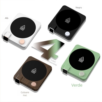 Pad încălzitor pentru ceașcă de cafea cu temperatură constantă, temporizator și control inteligent, alimentare AC, 220W, 111–240V
