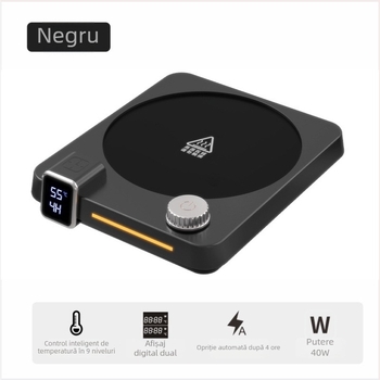 Pad încălzitor pentru ceașcă de cafea cu temperatură constantă, temporizator și control inteligent, alimentare AC, 220W, 111–240V