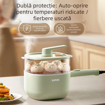 Supor H2020FK842A Oală electrică pentru gătit, capacitate 2.1–4 L, design monobloc pentru curățare ușoară, control prin buton