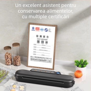 Mașină de sigilat în vid pentru ambalarea alimentelor, ABS, diametru 30 cm, 110 W, 220 V, capacitate 1501-2000 ml