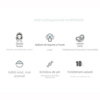 Mașină de apă carbogazoasă, model BJC, 60L capacitate, 1W putere, compatibilă cu cilindru CO2 universal