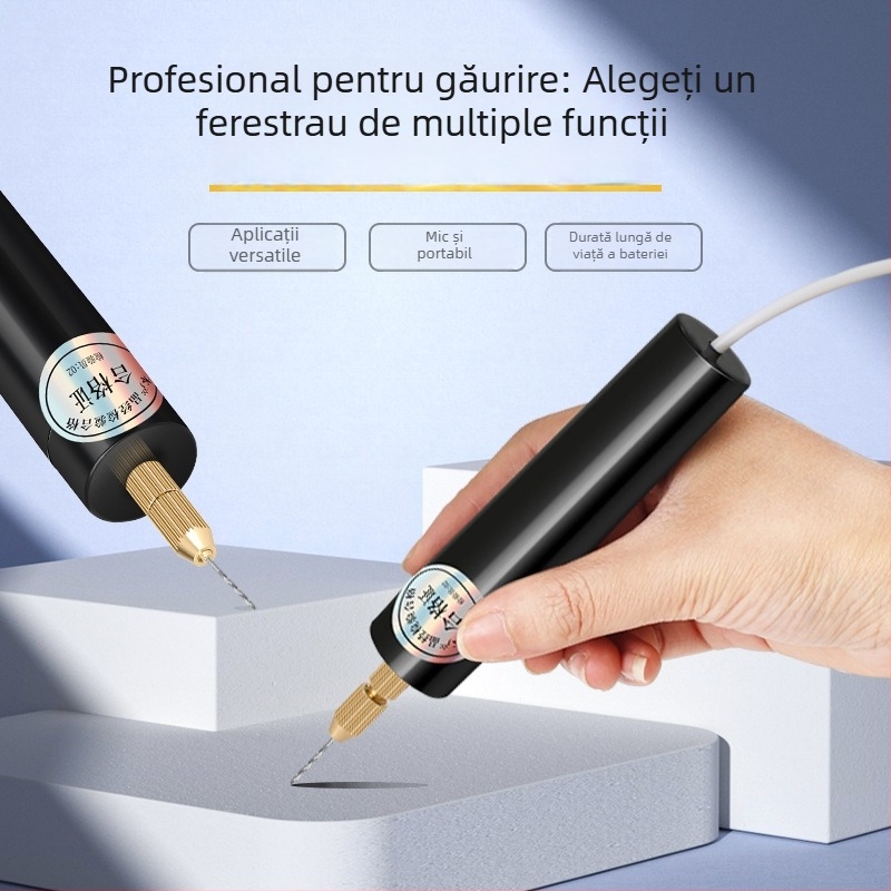 Craftsman polizor electric de mână pentru nefrită și sculptură în lemn, viteză variabilă fără trepte, 3.7V-5V, cablu 1 m, alimentare la priză, unealtă multifuncțională