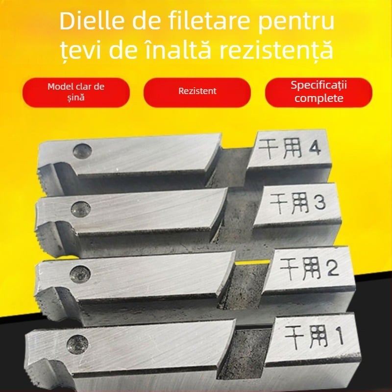 Mașină electrică de filetare, lamă dințată uscată, fără ulei, înaltă rezistență, tăietor universal de matrițe Tiger King — Brand Nakajima tianbo