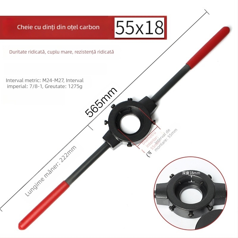 Weiligu Set Manual pentru Filetare cu Mâner Anti-Alunecare