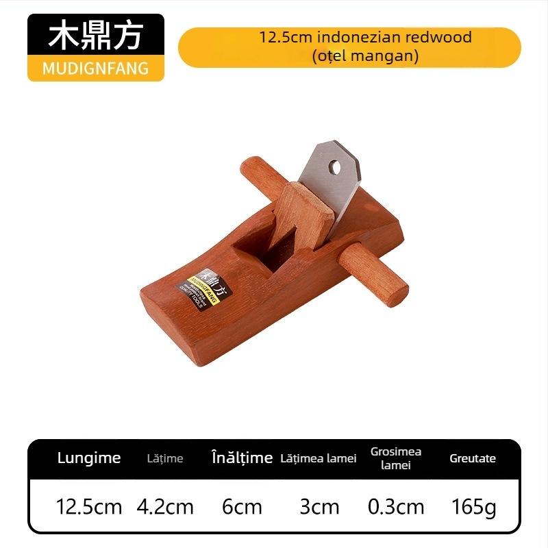 Planer manual din lemn, format mediu, brand Wood ding fang, instrument de tâmplă, pentru piața Oceaniei