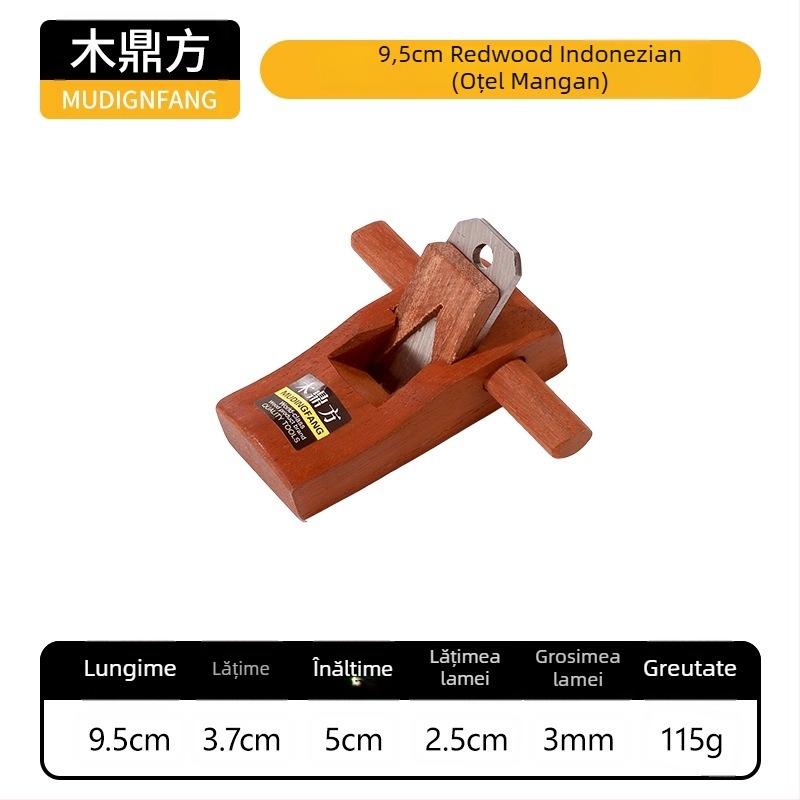 Planer manual din lemn, format mediu, brand Wood ding fang, instrument de tâmplă, pentru piața Oceaniei