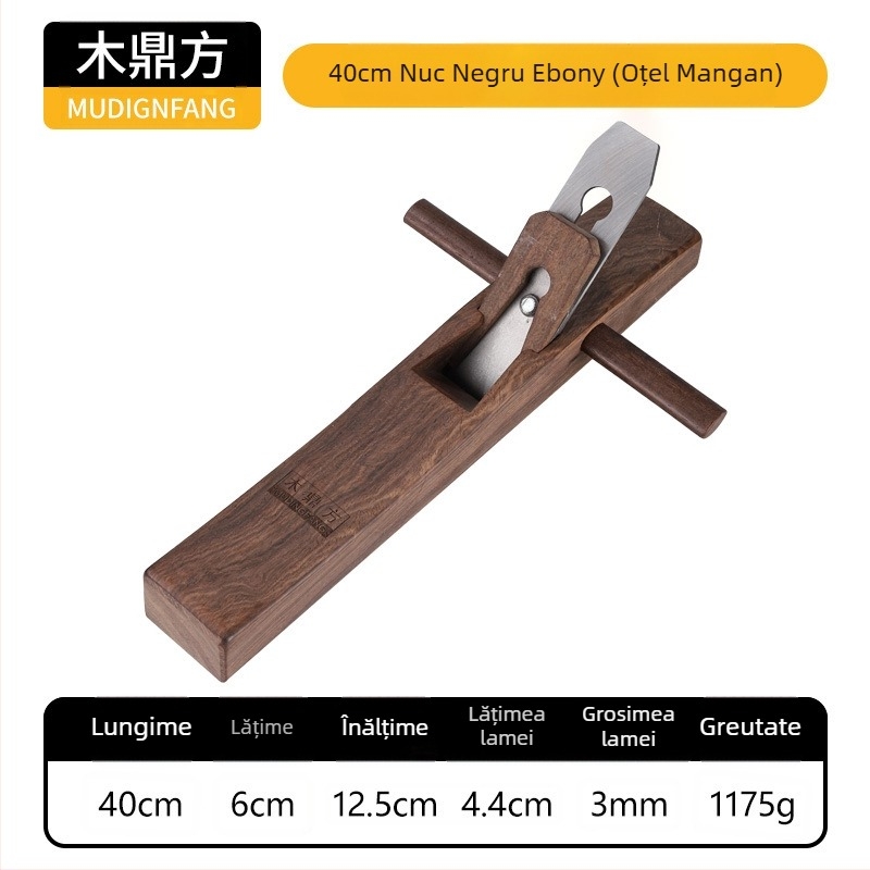 Planer manual din lemn, format mediu, brand Wood ding fang, instrument de tâmplă, pentru piața Oceaniei