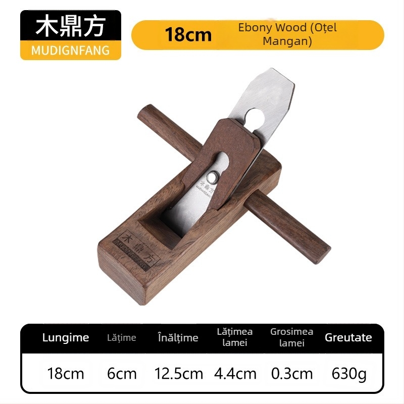 Planer manual din lemn, format mediu, brand Wood ding fang, instrument de tâmplă, pentru piața Oceaniei