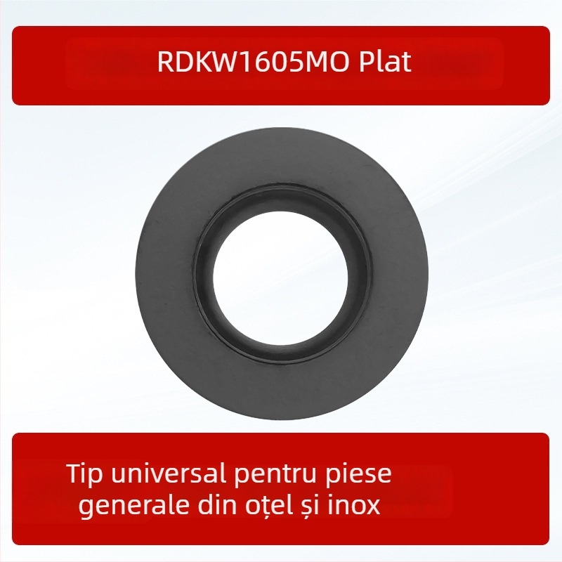 Freză CNC circulară de la Dykay, cu inserții RCMT1606, RDMT1605, RCMT2006