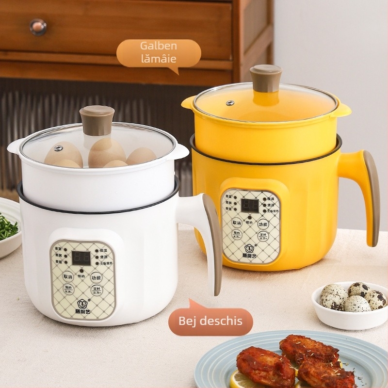 Gătitor electric Scy-18d, control prin microcomputer, capacitate până la 2 L, pentru 2-3 persoane, izolat, cu temporizator programabil