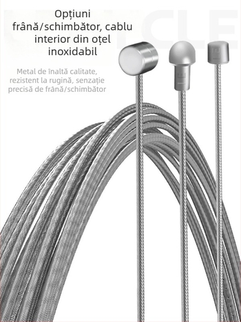 Cabluri interne din oțel inoxidabil pentru schimbător și frână, accesorii universale pentru biciclete de munte, de șosea și pliabile