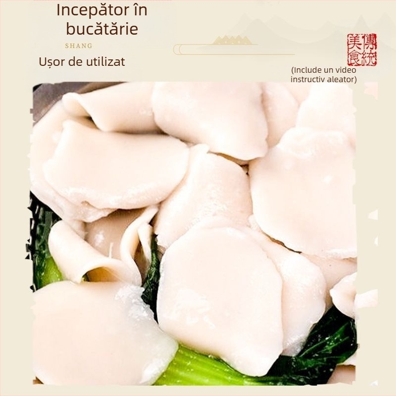 Cuțit din oțel inoxidabil pentru tăiței, instrument de tăiat tăițeii, design modern minimalist, lansare 2025