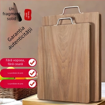 Placă de tăiere Rosewood – lemn masiv, Mu nature, dublă față pentru bucătărie