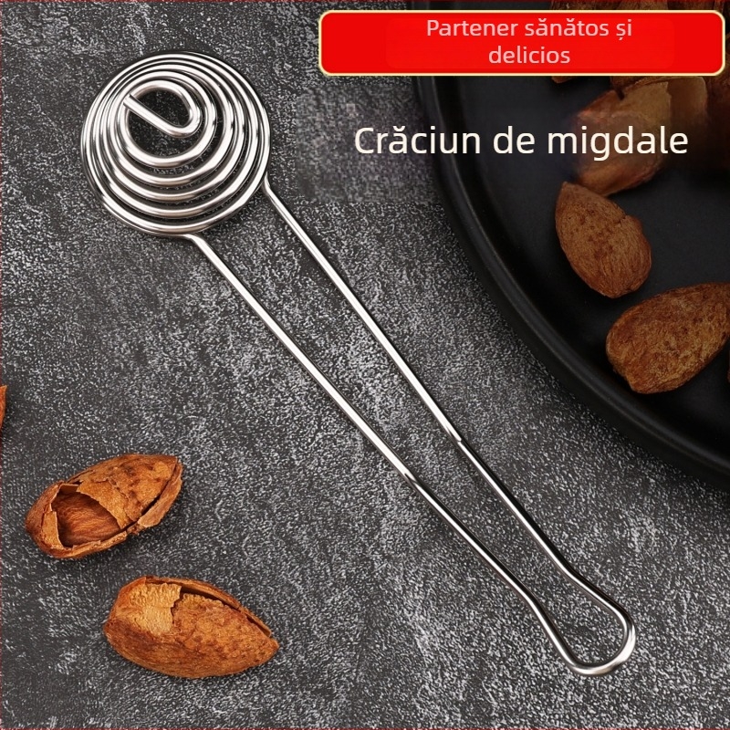 Cracker manual din oțel inoxidabil pentru sâmburi de caise, model 1010266171