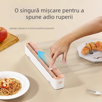 Folie alimentară cu cutter, de calitate alimentară, magnetică, pentru frigider și bucătărie de acasă