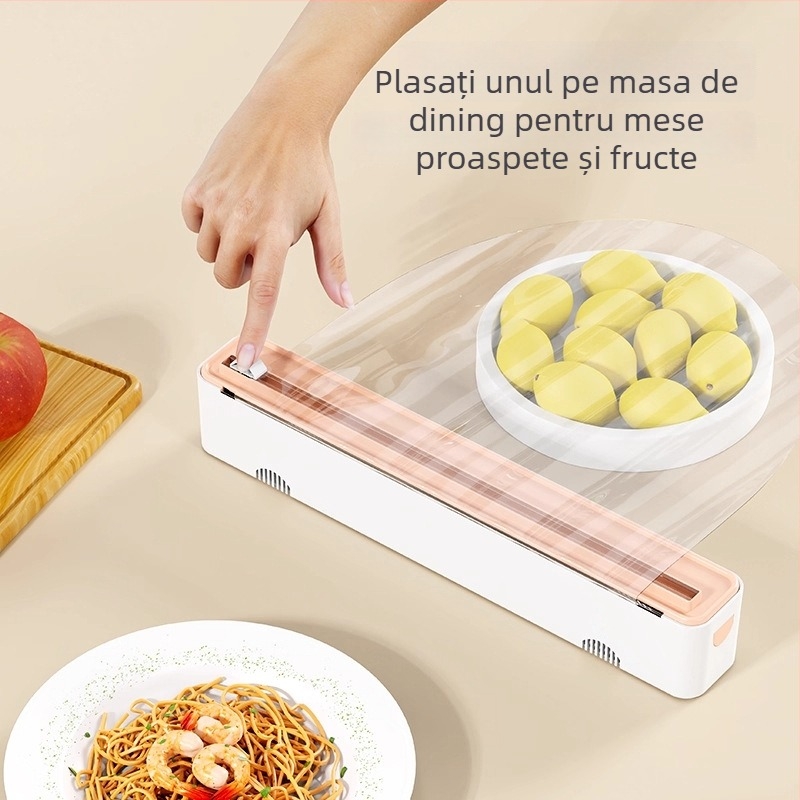 Folie alimentară cu cutter, de calitate alimentară, magnetică, pentru frigider și bucătărie de acasă