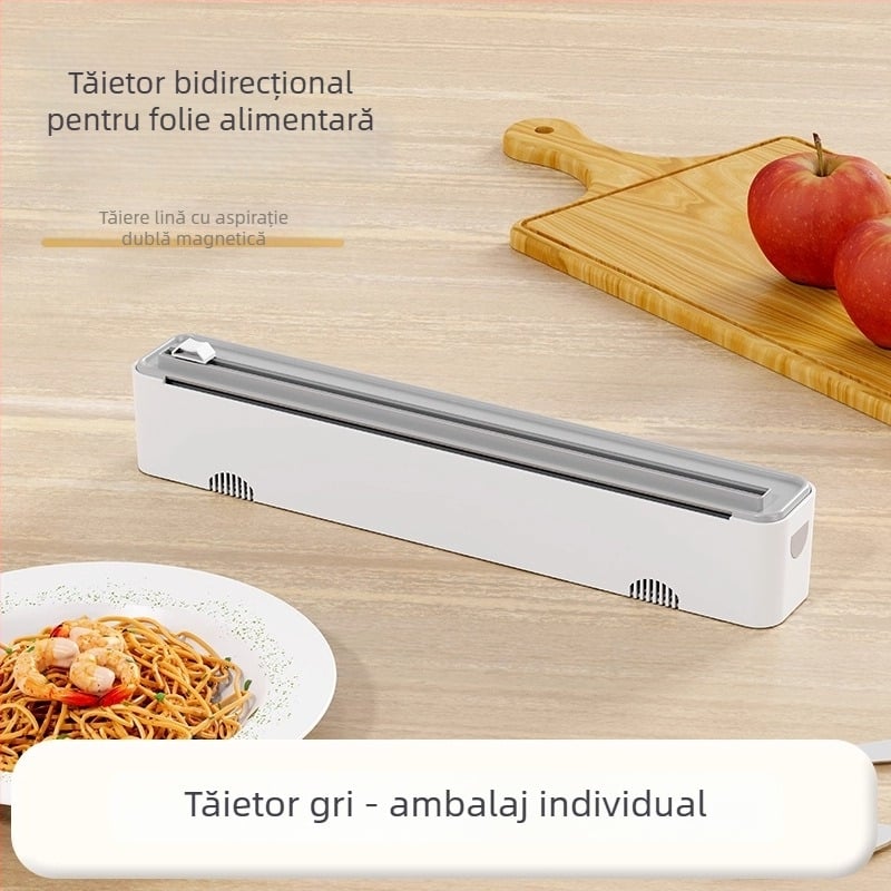 Folie alimentară cu cutter, de calitate alimentară, magnetică, pentru frigider și bucătărie de acasă