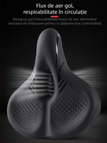 Șa de bicicletă Cross-speed sports KS-912ST-1, material piele/PU, pentru biciclete de munte