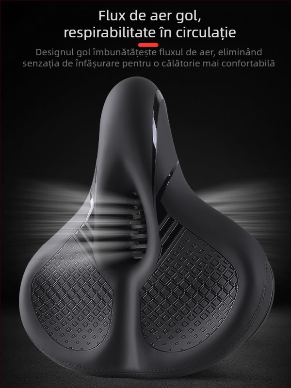Șa de bicicletă Cross-speed sports KS-912ST-1, material piele/PU, pentru biciclete de munte