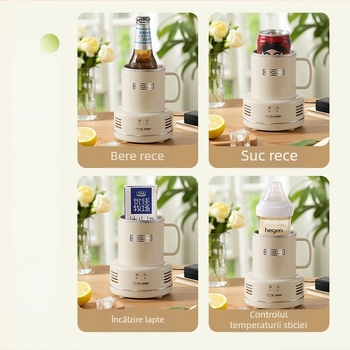 Materialist HE703 Ceașcă portabilă de răcire – cald și rece, pentru birou