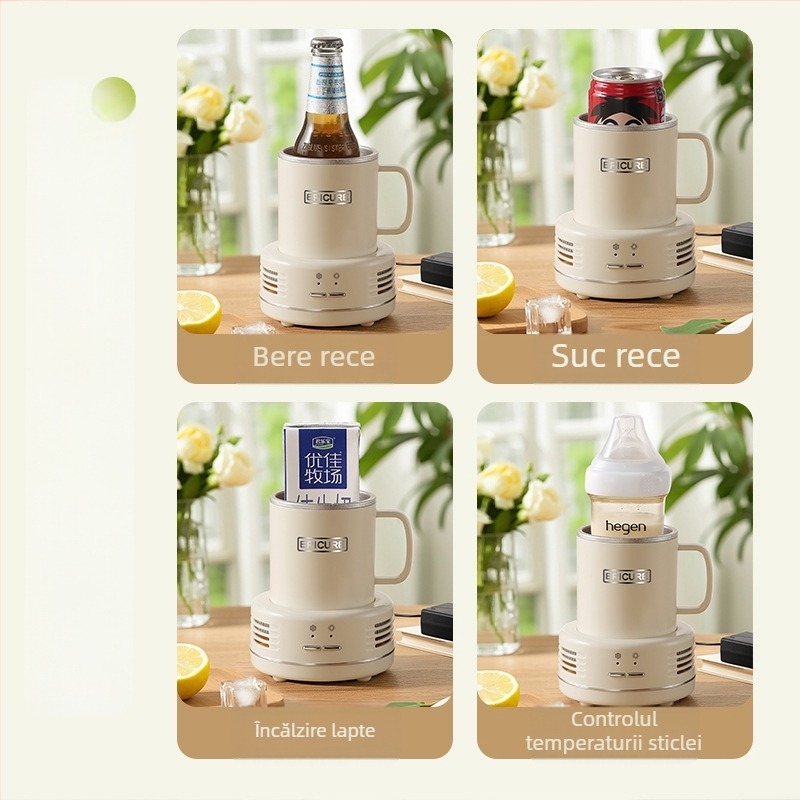 Materialist HE703 Ceașcă portabilă de răcire – cald și rece, pentru birou