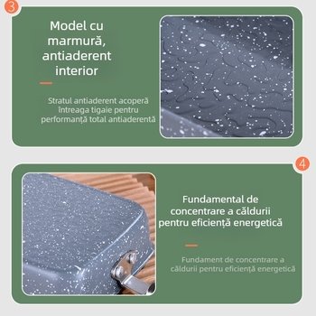 Tigaie japoneză pentru tamagoyaki, oțel inoxidabil, antiaderent, uz general