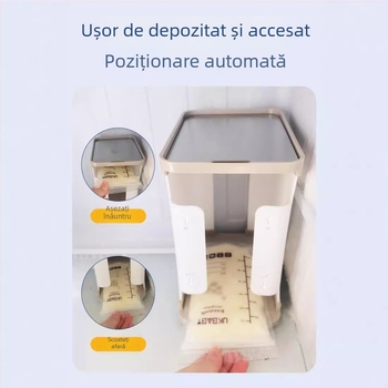 Cupă de depozitare a laptelui matern, set de 4 bucăți, design detașabil, material PP, origine Nanchang Jiangxi, brand Rabbit Xiao Bao