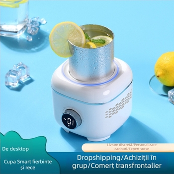 Cana de birou Cold-Warm cu LCD, încălzire pe baza, alimentare AC, capacitate sub 1 litru, strat interior din oxid de aluminiu alimentar