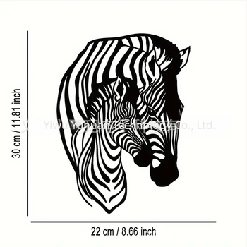 Decorațiune de perete din fier cu animale pentru casă și grădină – siluetă tridimensională din metal, marca Yuxuan