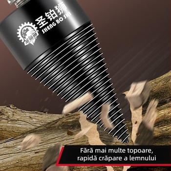 Unealtă electrică pentru despărțirea lemnului, uz casnic — despărțitor de lemn cu burghiu, pentru tăiere în loturi, marca Holy Platinum Lion