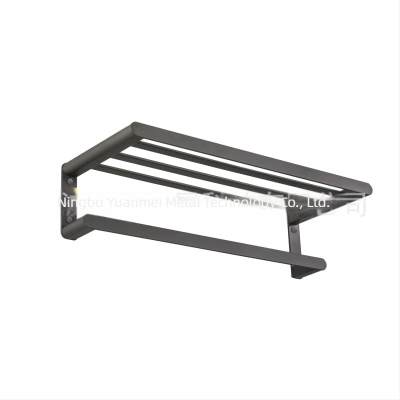 Suport prosoape din Space aluminiu, cu două straturi, cu două bare, set din două piese, design modern minimalist
