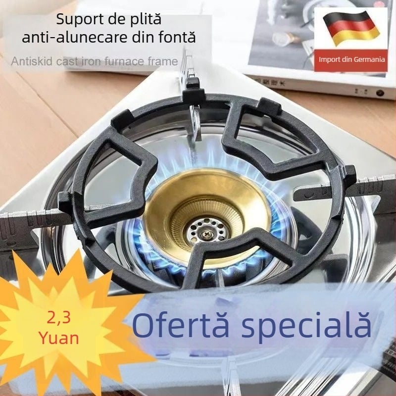 Suport pentru plită cu gaz pentru oale de supă și lapte, antiderapant, montaj pe perete, din plastic