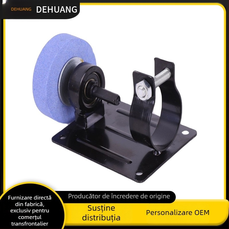 Convertor pentru bormașină în bază de șlefuit – suport metalic pentru lustruire, șlefuire și îndepărtarea ruginii (Emperor)