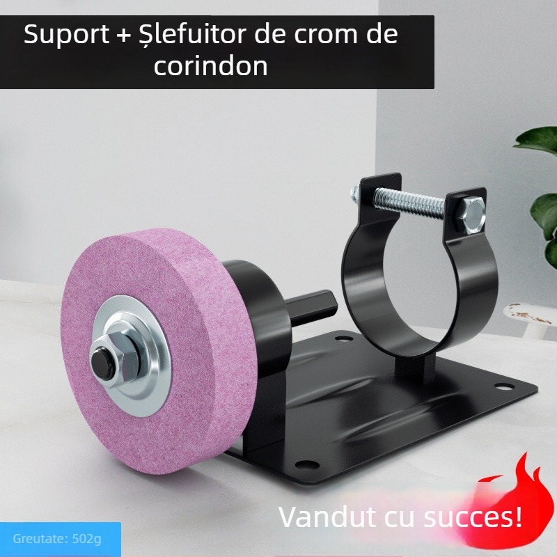 Convertor pentru bormașină în bază de șlefuit – suport metalic pentru lustruire, șlefuire și îndepărtarea ruginii (Emperor)