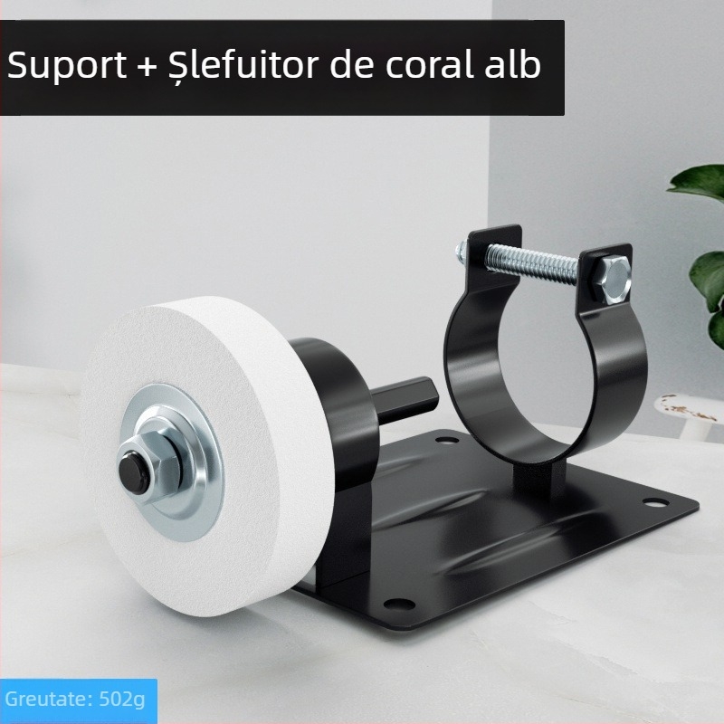 Convertor pentru bormașină în bază de șlefuit – suport metalic pentru lustruire, șlefuire și îndepărtarea ruginii (Emperor)