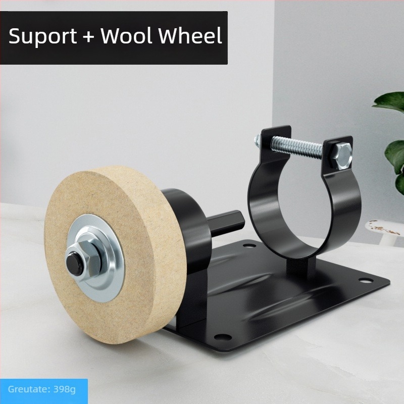 Convertor pentru bormașină în bază de șlefuit – suport metalic pentru lustruire, șlefuire și îndepărtarea ruginii (Emperor)