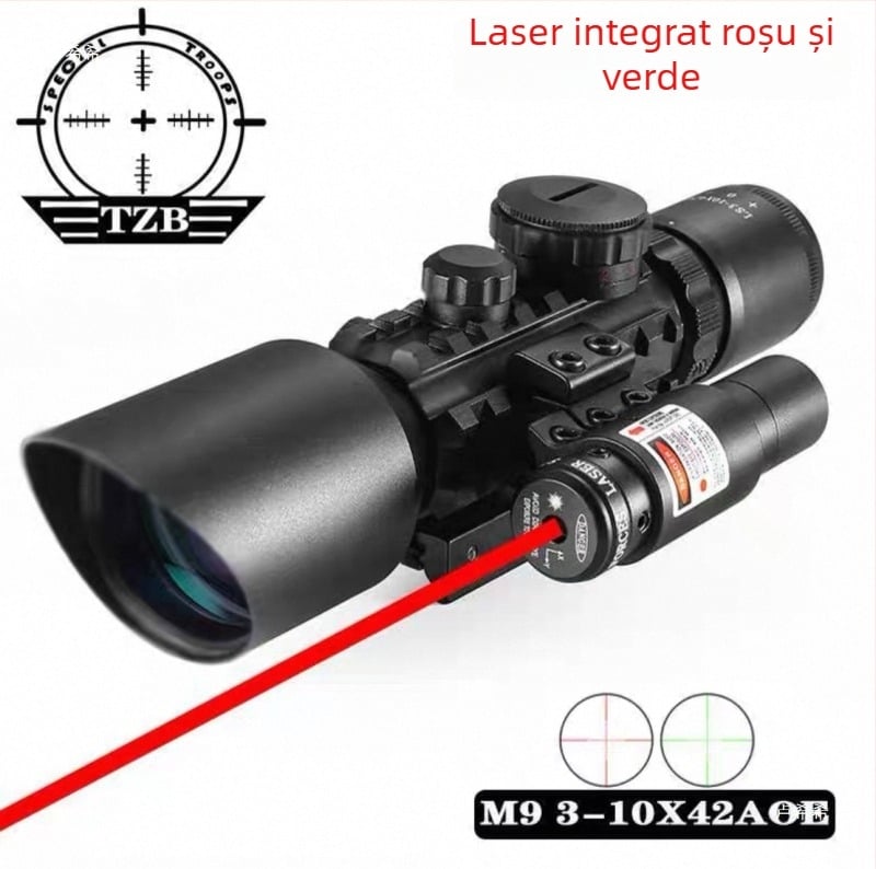 Telespectiv de vedere nocturn cu laser integrat, binoclu etanș, umplut cu azot