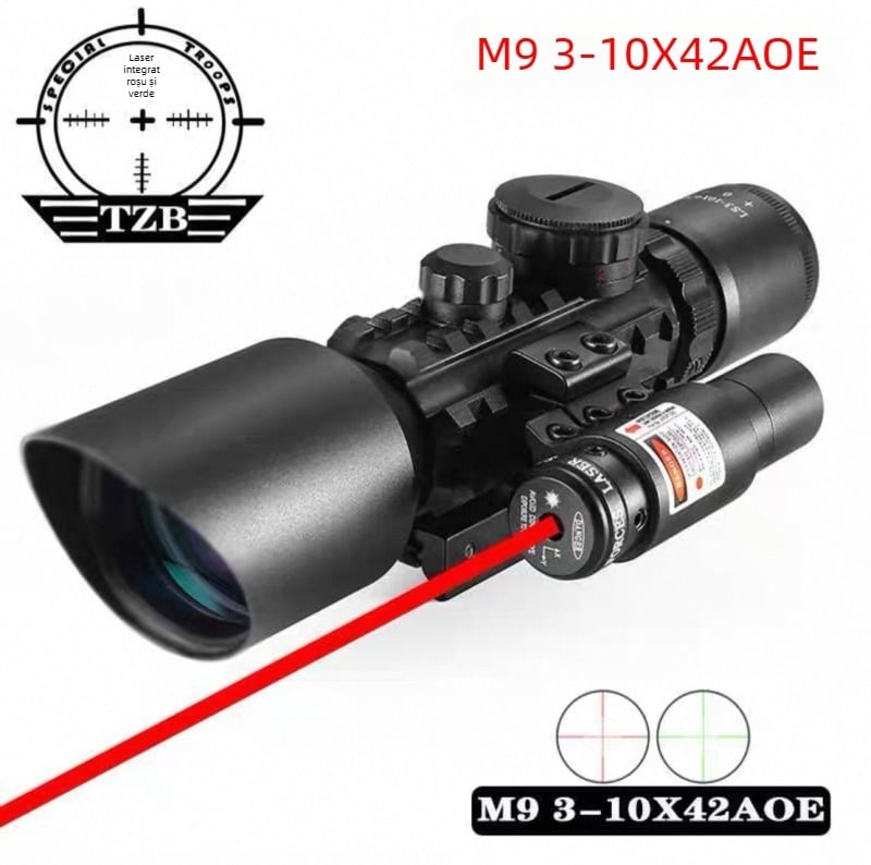 Telespectiv de vedere nocturn cu laser integrat, binoclu etanș, umplut cu azot