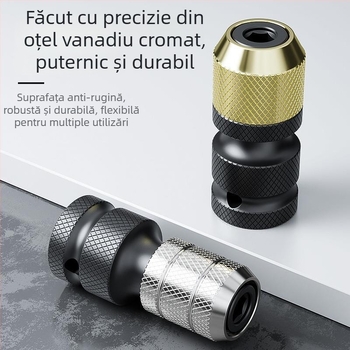 Set cap de transformare a cheii electrice – accesorii universale, oțel carbon