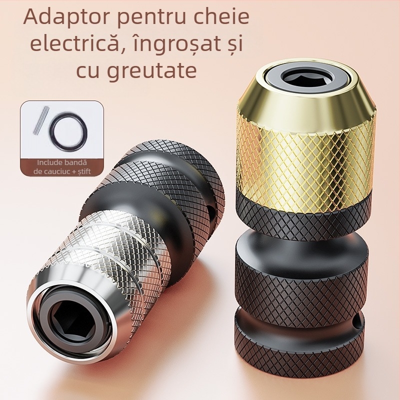 Set cap de transformare a cheii electrice – accesorii universale, oțel carbon