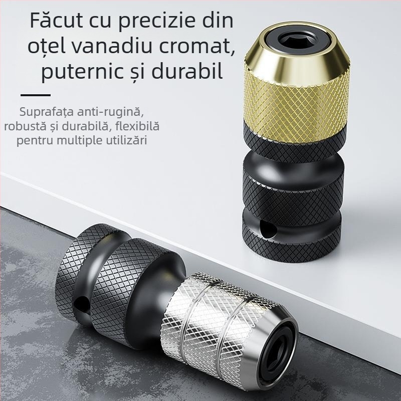 Set cap de transformare a cheii electrice – accesorii universale, oțel carbon