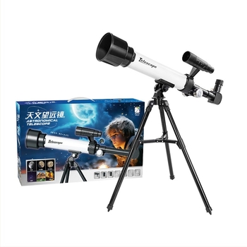 Telescope școlar pentru copii - plastica, DIY, non-electric, educațional de fizică, pentru vârsta 7-14 ani