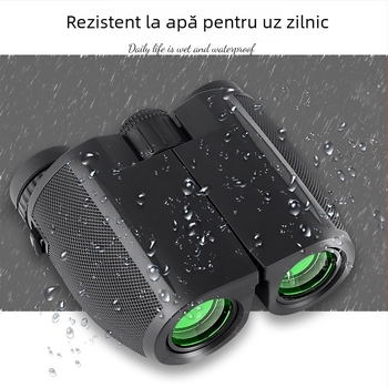 Binoclu 10x, câmp vizual ultra-larg, model 10-25, pupila de ieșire 2,5 mm, câmp vizual 100 m/1000 m