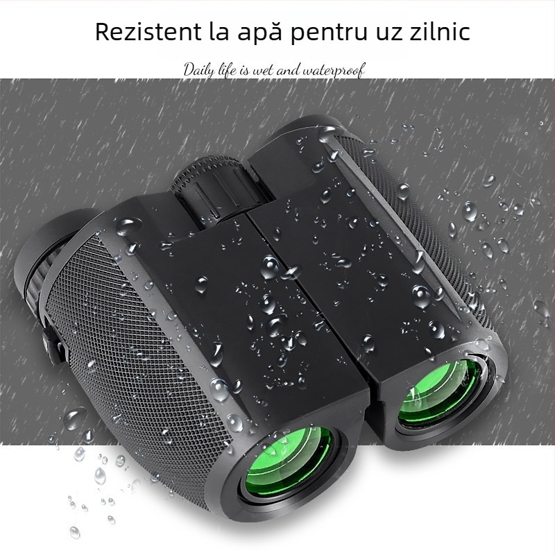 Binoclu 10x, câmp vizual ultra-larg, model 10-25, pupila de ieșire 2,5 mm, câmp vizual 100 m/1000 m