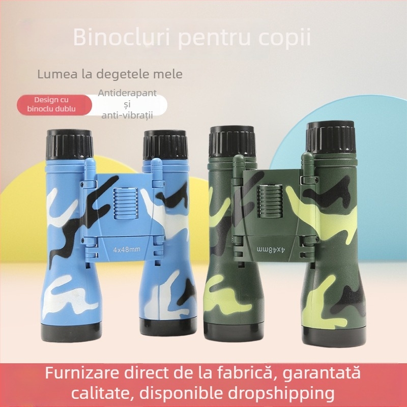 Aiweite telescop jucărie pentru copii 4x48 pentru învățare în aer liber